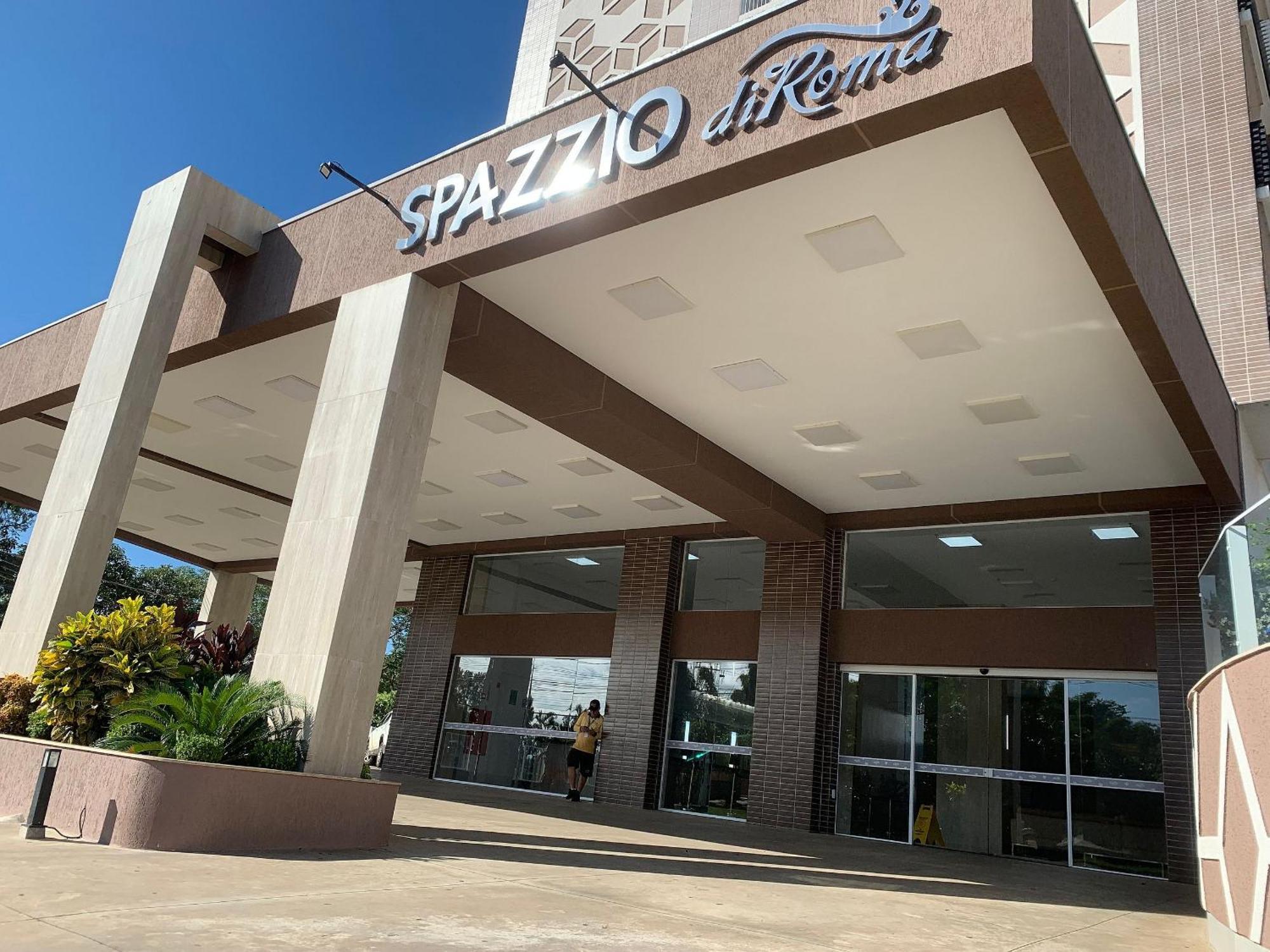 קאלדס נובאס Hotel Spazzio Diroma Cafe Da Manha E Acesso Ao Acqua Park מראה חיצוני תמונה